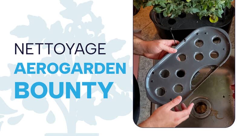 Aerogarden Bounty : tutoriel pour le nettoyage et l’entretien régulier