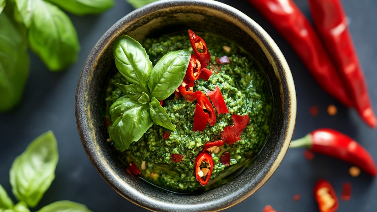 Recette de pesto thaï piquant