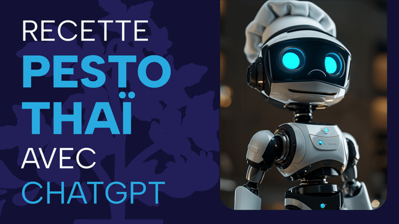 Recette de pesto thaï piquant proposée par ChatGPT